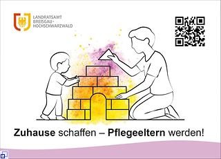 Flyer Pflegeeltern gesucht